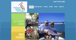 Desktop Screenshot of pelicanislandcottages.com